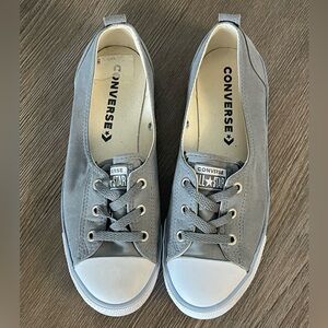 Converse Chuck Taylor Ballet Lace Low Top Sneakers in Grey